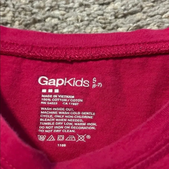 GAP Kids Pink Long Sleeve Shirt - Picture 2 of 4